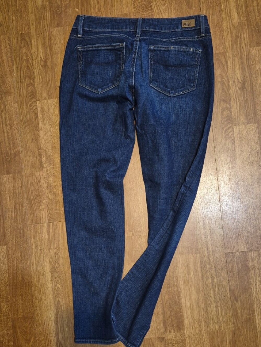 PAIGE Dark Blue Skinny Jeans Size 29 - Picture 3 of 5